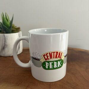FriendsCentral Perk ceramic coffee mug white